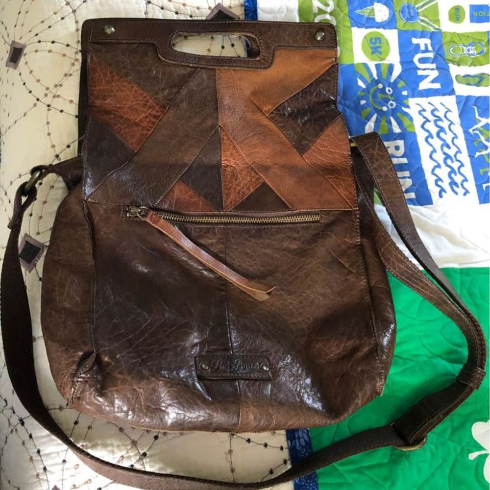 Lucky Brand Train Abbey Road Fold Over Bag